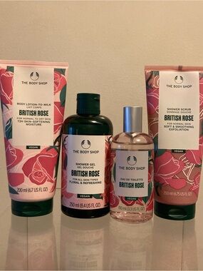 The Body Shop British Rose 4 Piece Set